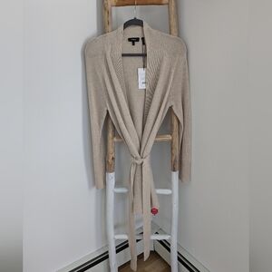 Theory Malinka O Soft Cashmere Sweater Size M Oatmeal